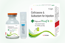 	VATICAN'SVICEF-S-1.5 INJECTION.png	 - top pharma products os Vatican Lifesciences Karnal Haryana	